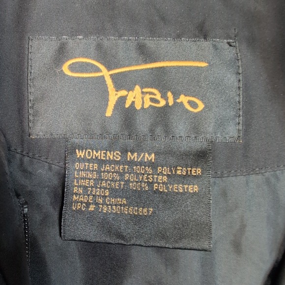 Fabio Jacket Womens M Black Hood Zip Up Gorpcore Pockets Lightweight Comfort - Picture 6 of 12